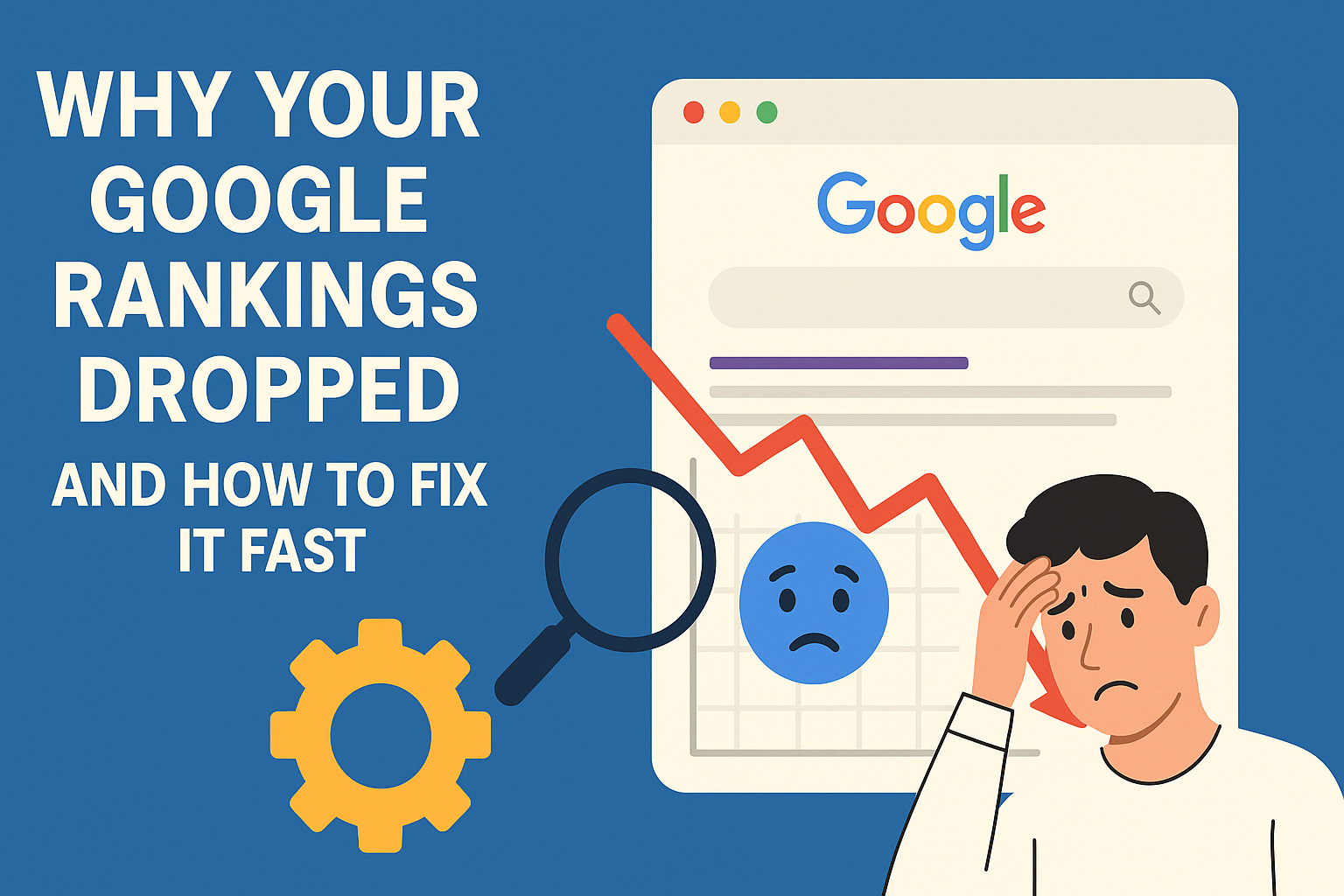 Google Rankings Dropped and How to Fix It Fast