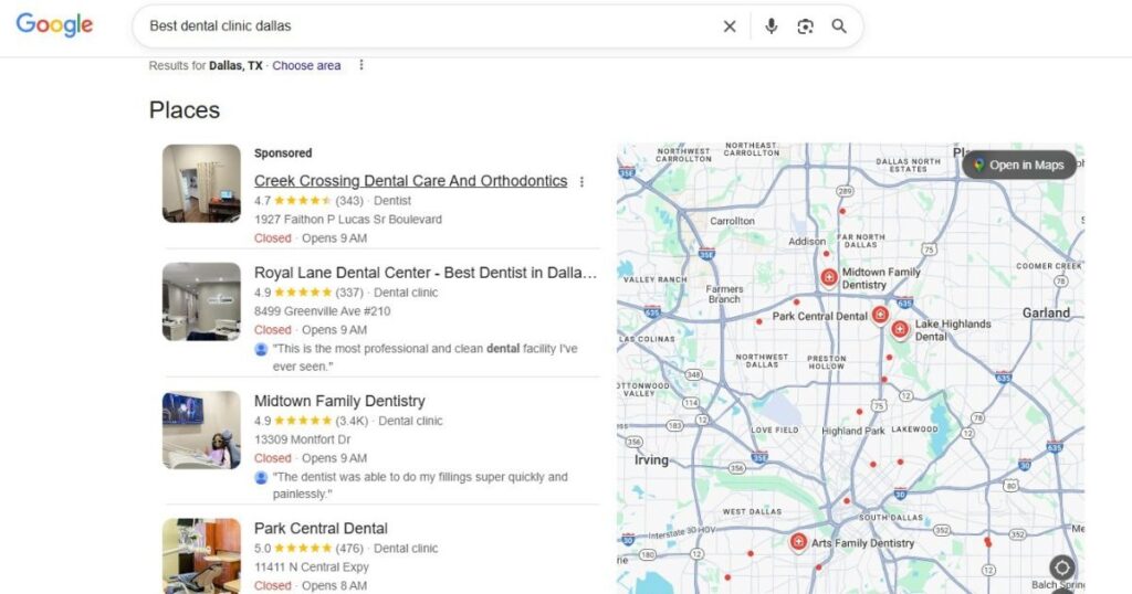 Google Business Profile Ranks