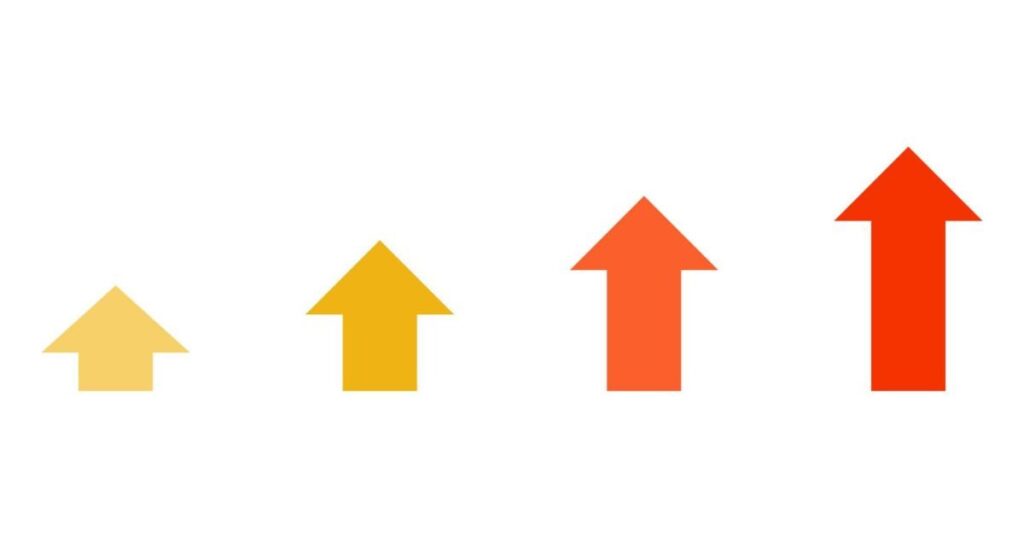 AI SEO growth chart illustrating improved rankings, traffic, and return on investment